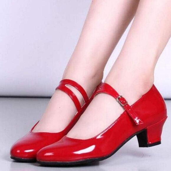 BRAND NEW FOREVER CHUNKY MARY JANE  BLOCK HEELS ANKLE STRAP PUMPS G1 - Picture 1 of 14
